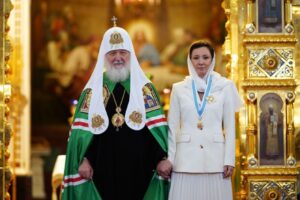 Особая служба была сегодня в Храме Христа Спасителя.